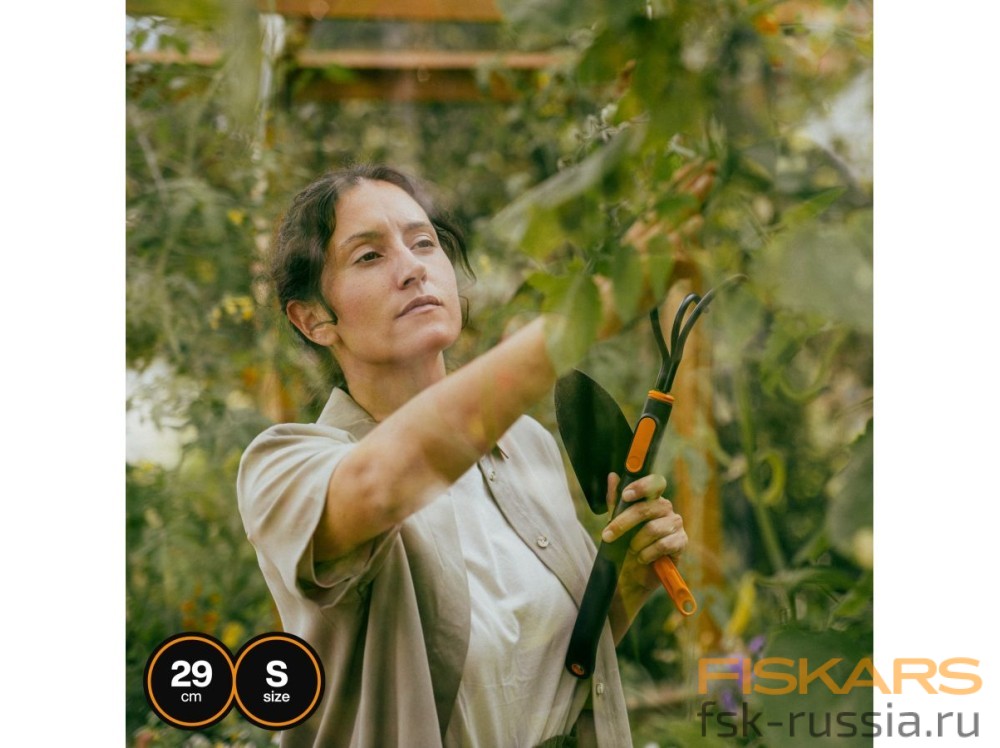 Рукоятка малая алюминиевая FISKARS S 29см OneClick