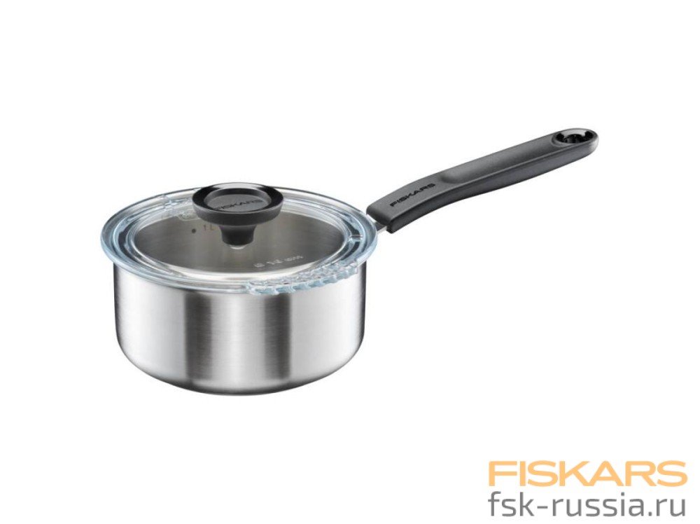 Соусник Fiskars Functional Form стальной 1,5 л с крышкой