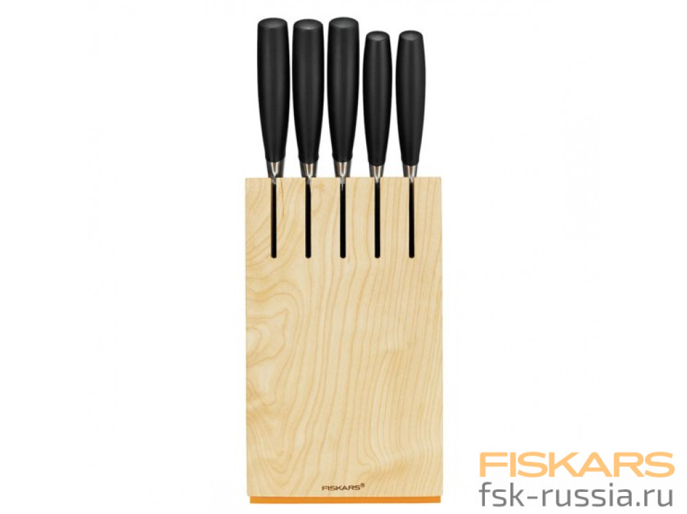 Набор ножей в блоке Fiskars Functional Form+