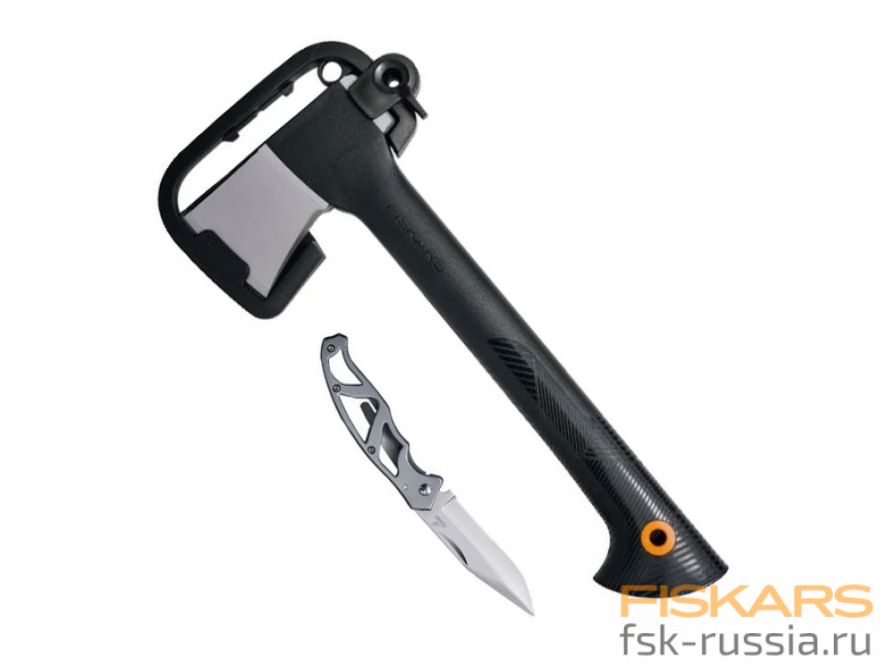 Топор Fiskars  A6 + нож Paraframe